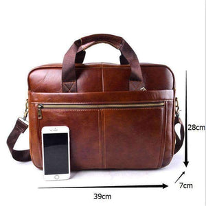 Planet Gates brown AETOO Genuine Leather Bag Men Bag Cowhide Men Crossbody Bags Men's Travel Shoulder Bags Tote Laptop Briefcases Handbags brown
