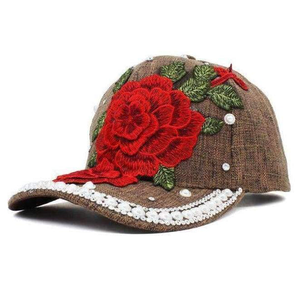 Planet Gates Brown ALTOBEFUN Fashion Spring Summer Colorful Floral Women Sun-shading Baseball Cap Lady  Girl Hip Hop Hat Feminino AD901