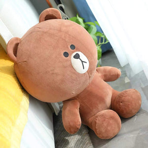 Brown Bear And Cony Rabbit Plush Toys Kawaii Anime Choco Sally Stuffed Doll Soft Sofa Cushion Gift For Girl Birthday Present