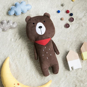 Planet Gates brown bear Car Seat Belt Cover Cartoon plush Kids Children Pillow Shoulder Pads Safety Positioner Padding Waist Cushion Styling
