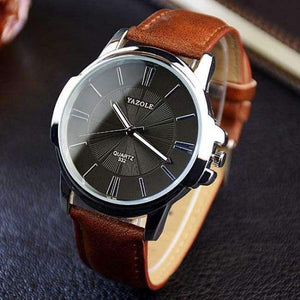 Planet Gates Brown black YAZOLE 2018 Fashion Quartz Watch Men Watches Top Brand Luxury Male Clock Business Mens Wrist Watch Hodinky Relogio Masculino