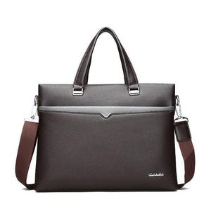Planet Gates Brown Business Briefcase Men Bag Male Shoulder Laptop Bag Large Capacity Leather Handbag Messenger Bags High Quality