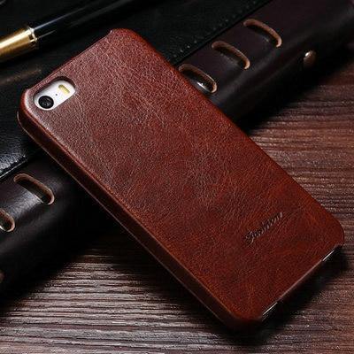 Planet Gates Brown case Flip PU Leather Case for iPhone 5s 5 S SE Retro Back Cover Coque with Fashion Logo Phone Bag Cases For iPhone 5 5SE Luxury