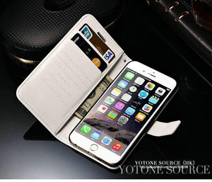 Planet Gates brown case / For iPhone 6 6S Wallet Leather Case For iPhone 6 6S Plus Luxury Coque Cover for iPhone 6 S 6S Plus Phone Cases With Card Slot TOMKAS Brand