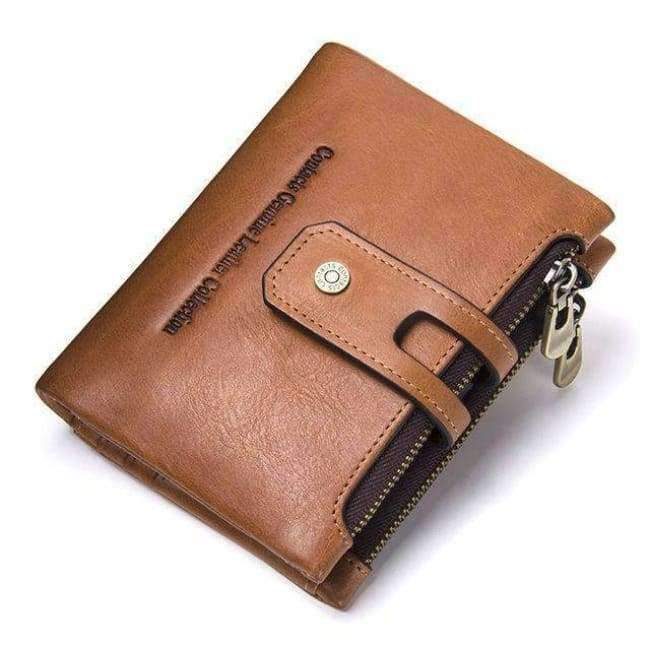 Planet Gates coffee / China CONTACT'S Genuine Crazy Horse Leather Mens Wallet Man Cowhide Cover Coin Purse Small Brand Male Credit&ID Multifunctional Walets