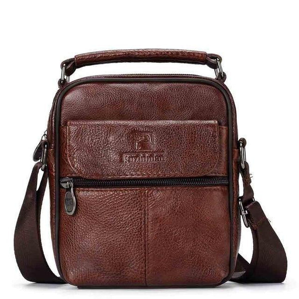 Planet Gates Brown / China / Mini(Max Length<20cm) Leather Men Messenger Bag Hot Sale Male Small Man Fashion Crossbody Shoulder Bags Men's Travel New Handbags