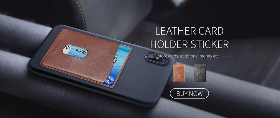 Planet Gates Brown / China / Universal FLOVEME Leather 3M Adhesives Card Sticker Pocket Universal Credit Card Wallet Case For iPhone X 8 Samsung Women Men Phone Pouch