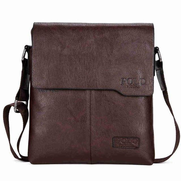 Planet Gates brown / China VICUNA POLO Vintage Fashion Mens Leather Bag Brand Casual Business Mens Bag High Quality New Mens Travel Crossbody Bag Promotion