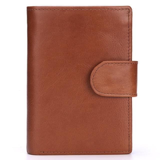 Planet Gates Vintage Men Wallet Genuine Leather Short Wallets Male Multifunctional Cowhide Purse Coin Pocket Driver License Holder