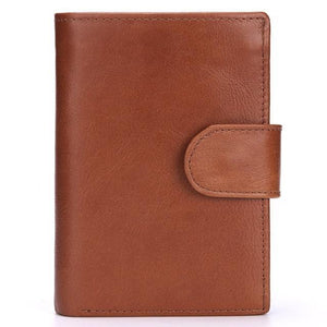 Planet Gates Brown / China Vintage Men Wallet Genuine Leather Short Wallets Male Multifunctional Cowhide Purse Coin Pocket Driver License Holder