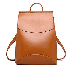 Planet Gates Brown / China Women Backpack High Quality Youth Leather Backpacks for Teenage Girls Female School Shoulder Bag
