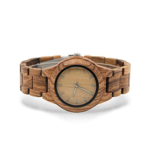 Planet Gates Brown / China Wooden Ladies Watch Hour Sports relogio feminino Zegarek Damski Women's Watches Strap Wooden Plaid