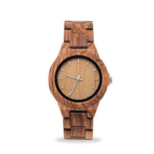Planet Gates Brown / China Wooden Ladies Watch Hour Sports relogio feminino Zegarek Damski Women's Watches Strap Wooden Plaid