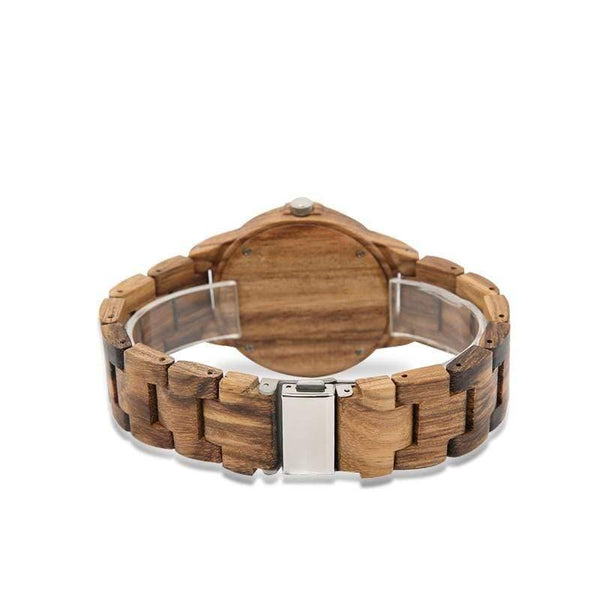Planet Gates Brown / China Wooden Ladies Watch Hour Sports relogio feminino Zegarek Damski Women's Watches Strap Wooden Plaid