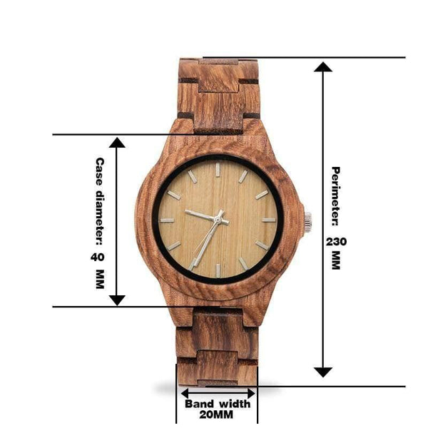 Planet Gates Brown / China Wooden Ladies Watch Hour Sports relogio feminino Zegarek Damski Women's Watches Strap Wooden Plaid