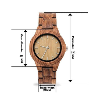 Wooden Ladies Watch Hour Sports relogio feminino Zegarek Damski Women's Watches Strap Wooden Plaid - Planet Gates