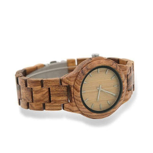 Planet Gates Brown / China Wooden Ladies Watch Hour Sports relogio feminino Zegarek Damski Women's Watches Strap Wooden Plaid