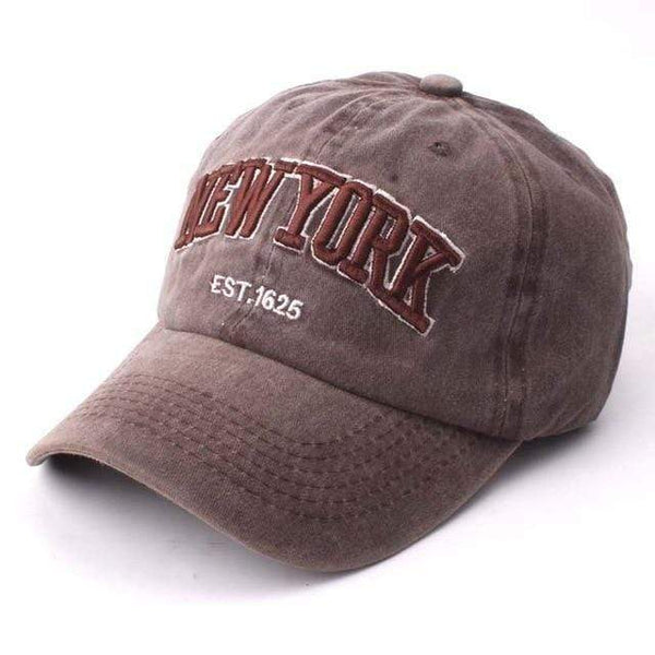 Planet Gates Brown Cotton Adult Baseball Cap Washed Dad Hats for Men 3D Embroidery Grey Orange Brown Navy Khaki Size 58cm