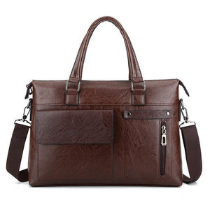 Planet Gates brown Famous Brand Leather Men Shoulder Bag Business Briefcases High Quality Vintage Crossbody Bags Handbags bolsas male
