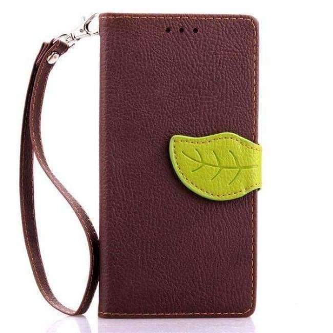 Planet Gates Fashion Leaf Clasp Buckle PU Leather Lether Flip Wallet Phone Case Cover For Meizu Miezu Meizy Mezu MX5 MX 5 Green