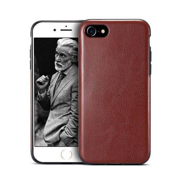 Planet Gates Brown / For iPhone 7 8 [Retro Crazy Horse Style] FLOVEME Leather Phone Bag Cases For iPhone 7 Cover For iPhone 6s 6 Plus X XS Max XR Precise Hole Case