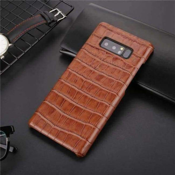 Planet Gates brown / For note 8 Back cover leather For samsung galaxy note 8 case phone note8 note 9 cases and covers shell
