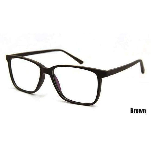 Planet Gates Brown Frame ESNBIE TR90 Eyeglasses Frame Women Men Optical Prescription Eyewear Frame Man Clear Lens Nerd Glasses oculos de grau