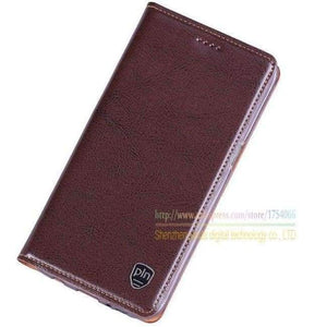 Planet Gates Brown / Genuine Leather Leather Magnetic Stand Flip Cover For Asus Zenfone Max ZC550KL 5.5'' Brand Luxury Mobile Phone Cases