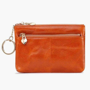 Planet Gates Brown Jamarna Women Coin Purse Genuine Leather Oil Wax Female Card Holder Red Coin Organizer Key Pouch Small Coin Purse Wallets New