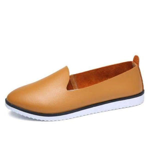 Planet Gates Brown KLB 9927 / 35 kilobili Women Ballet Flats Shoes Genuine Leather Slip on ladies Shallow Moccasins Casual Shoes Female Summer Loafer Shoes Women