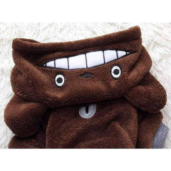 Planet Gates Brown / L Dog Clothes For Small Dogs Soft Winter Pet Clothing For Dog Clothes Winter Chihuahua Clothes Cartoon Pet Outfit 22-23S1