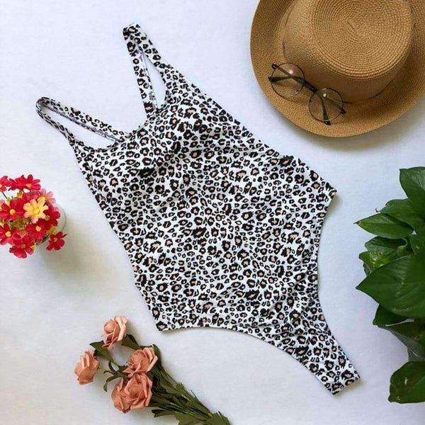 Planet Gates Brown / L Fashion women swimwear Leopard Push-Up LACE UP swimwear women swimwear women one piece maternity swimwear JL 10