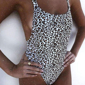 Planet Gates Brown / L Fashion women swimwear Leopard Push-Up LACE UP swimwear women swimwear women one piece maternity swimwear JL 10