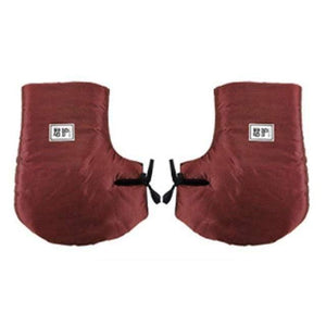 Planet Gates Brown / L Motorcycle Hand Handlebar Gloves 35x26cm Winter Thicken Warmer Motorbike/Scooter Handlebar Grip Muffs Waterproof Windproof