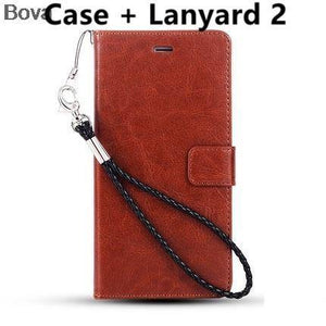 Planet Gates Brown Lanyard 2 Huawei honor 5X card holder cover case for Huawei Honor 5X leather phone case ultra thin wallet flip cover