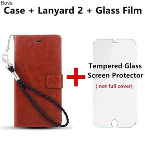 Planet Gates Brown Lanyard2 Film Huawei honor 5X card holder cover case for Huawei Honor 5X leather phone case ultra thin wallet flip cover