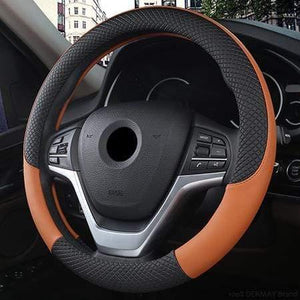 Leather Car Steering Wheel Cover Sport Anti-Slip for BMW E46 3 Series Tuning Funda Volante Auto Accessories