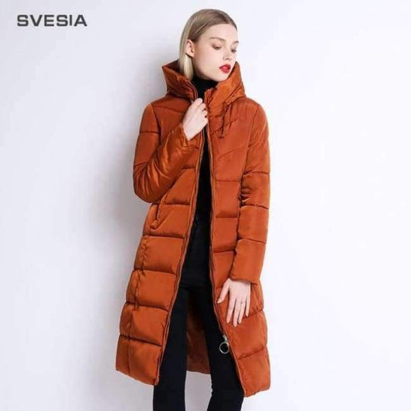 Planet Gates Brown / M Winter Jackets Coats Women's Long Warm Thickening Hooded Parka Female Befree Outerwear Coats Vintage Parks Jaqueta Feminina