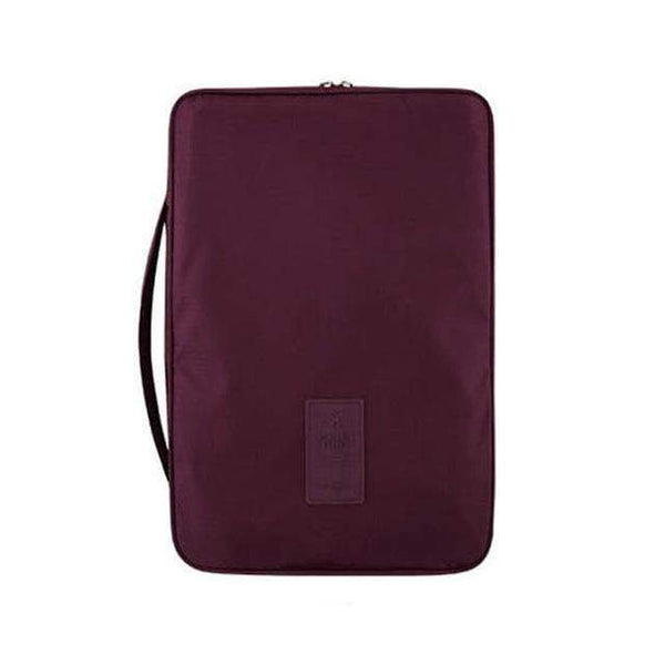 Planet Gates Brown Men's Nylon Luggage Travel Bags For Shirt Lightweight Packing Organizer Garment Packing Cubes Luggage Suitcase male bag