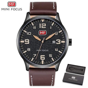 Planet Gates Brown Men's Wristwatch Quartz Wrist Watch Men Waterproof Brown Leather Strap Fashion Watches Relogio Masculino