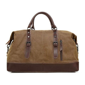 Planet Gates Brown Men Travel Bag Carry on Luggage Duffel Bags Large Travel Tote Patchwork Weekend Crossbody Bag