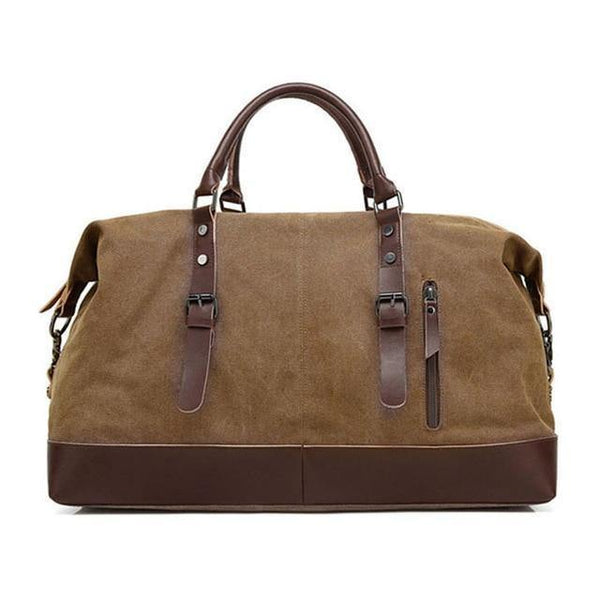 Planet Gates Brown Men Travel Bag Carry on Luggage Duffel Bags Large Travel Tote Patchwork Weekend Crossbody Bag