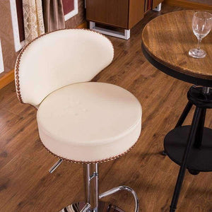 Planet Gates Brown Original Modern Genuine Leather Bar Stool Brown Or Beige White Natural Cowhide Bar Chair Set Classic Adjustable Bar Stools