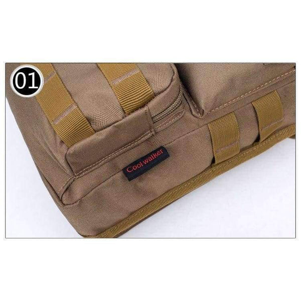 Planet Gates Brown Outdoor Tactical Bag Oxford Molle Messenger Bags Military Camouflage Crossbody Shoulder Bags Sports Toolkit Handbag XA158WA