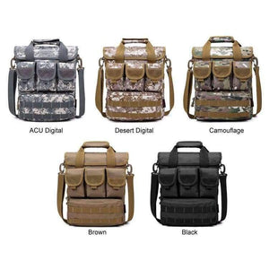 Planet Gates Brown Outdoor Tactical Bag Oxford Molle Messenger Bags Military Camouflage Crossbody Shoulder Bags Sports Toolkit Handbag XA158WA