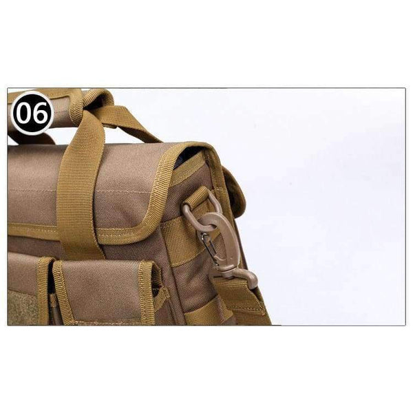 Planet Gates Brown Outdoor Tactical Bag Oxford Molle Messenger Bags Military Camouflage Crossbody Shoulder Bags Sports Toolkit Handbag XA158WA