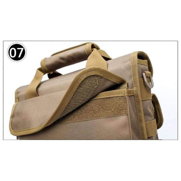 Planet Gates Brown Outdoor Tactical Bag Oxford Molle Messenger Bags Military Camouflage Crossbody Shoulder Bags Sports Toolkit Handbag XA158WA