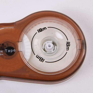Planet Gates Brown Plastic Correction Tape 18m length Normal Office & School Supplies 5mm*18m Tape Roller Material Cute Correction Stationery