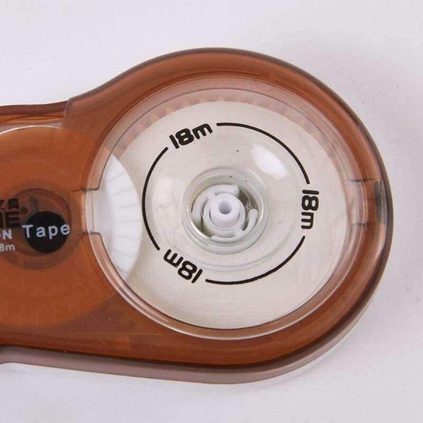 Planet Gates Brown Plastic Correction Tape 18m length Normal Office & School Supplies 5mm*18m Tape Roller Material Cute Correction Stationery