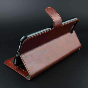 Planet Gates brown / PU Leather Case Wallet Leather Card Slots Case Luxury Flip Mobile Phone Case Cover For Huawei P8 Lite 2017 KS0068